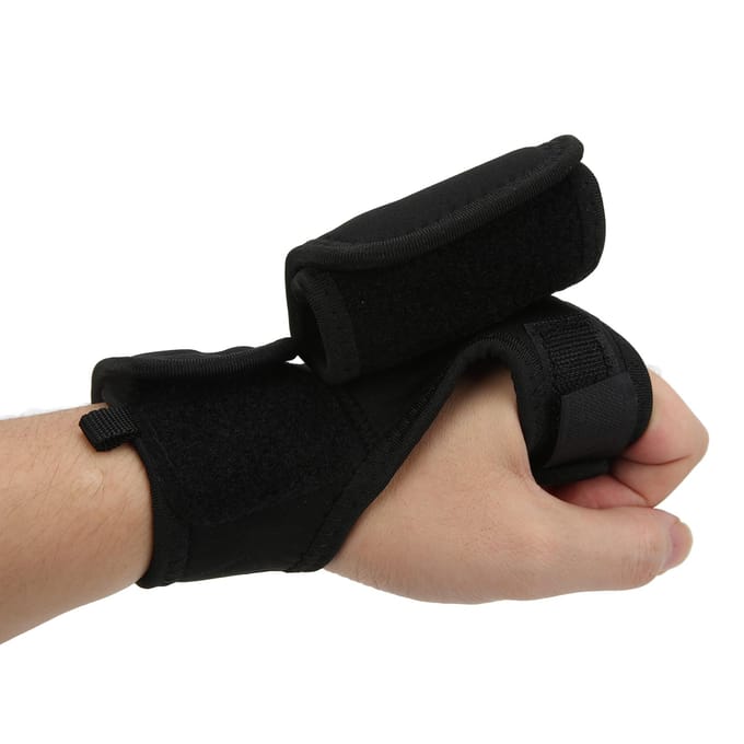 Gants de plongée durables et résistants, avec crochet et boucle rétractables, pour lampe de poche et poignet black
