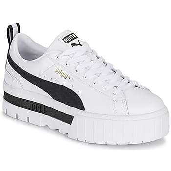 Puma Mayze Lth Wn Lage sneakers - Leren Sneaker - Dames - Wit