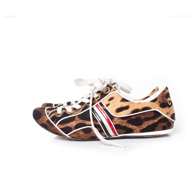Dolce & Gabbana luipaard sneakers