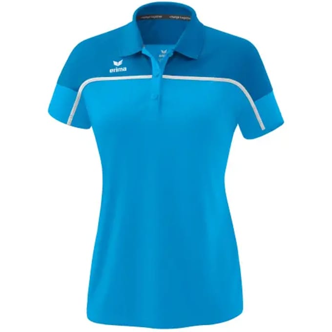 Erima Change Polo Dames - Wit / Curaçao | Maat: 38