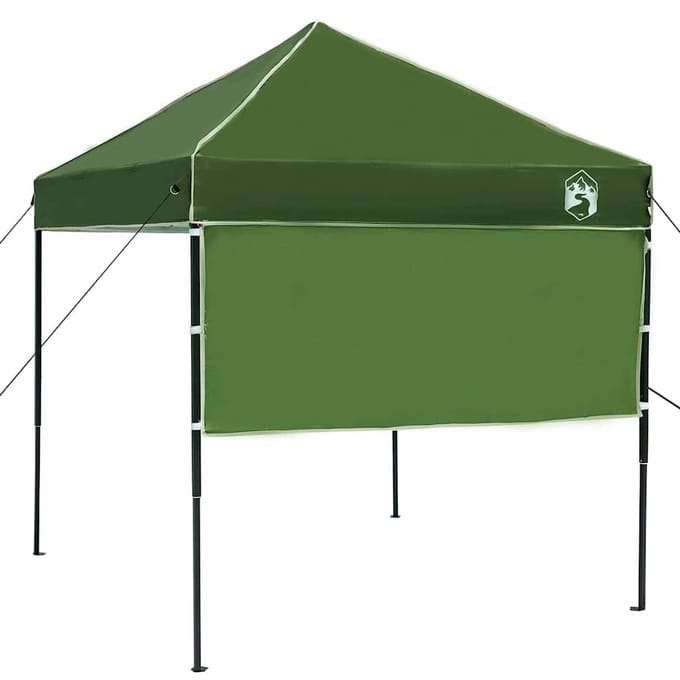 vidaXL - Luifel - Tent - 194 - x - 194 - x - 251 - cm - Groen - Stof