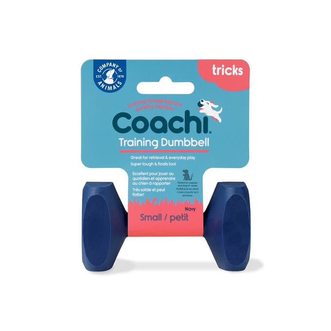 Coachi Training Dumbbell - Hondenopvoeding - Navy S