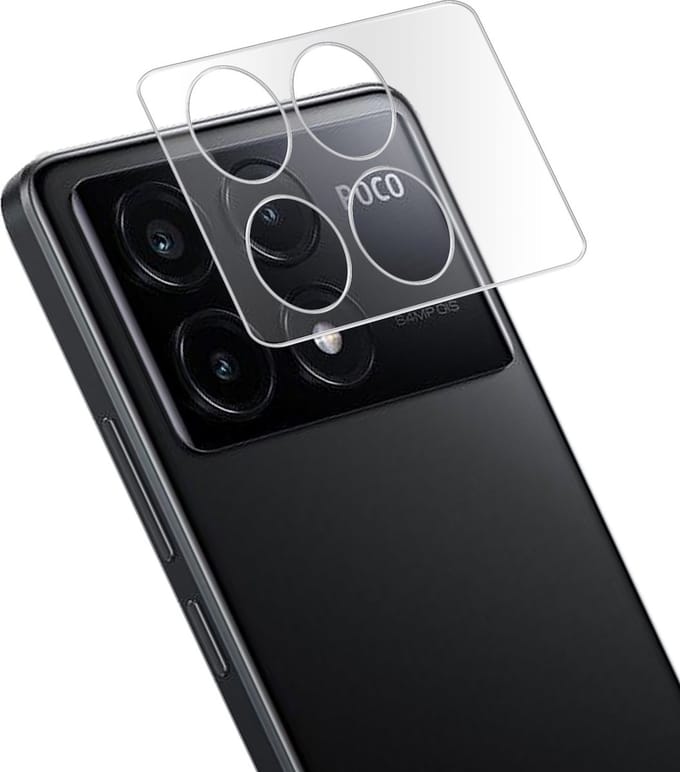 Camera Lens Protector - Geschikt voor Xiaomi Poco X6 Pro - Extra Sterk - Camera Screenprotector - Beschermglas - Gehard Glas - Tempered Glass - Screen Protector