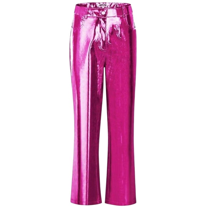 AmyLynn Lupe metallic broek voor dames (Paars)
