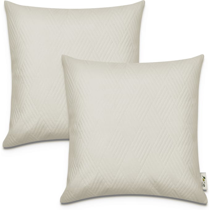 Kussensloop Chino beige 45x45 cm, 2 stuks