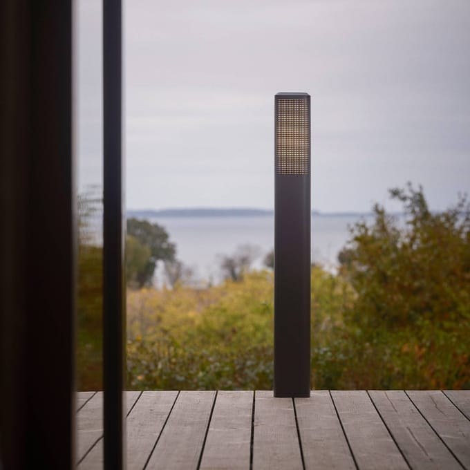 Nordlux Tuinpadverlichting Sidara 95 Seaside, zwart, aluminium, IP44, E27