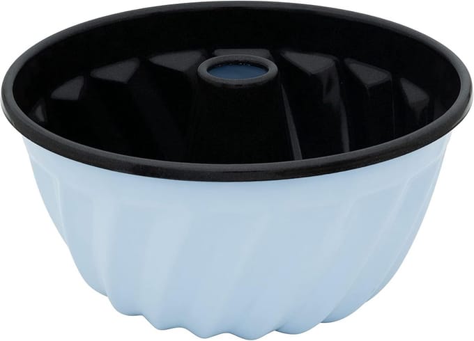Tulbandvorm 24cm Blauw Emaille voor Gelijke Warmteverdeling