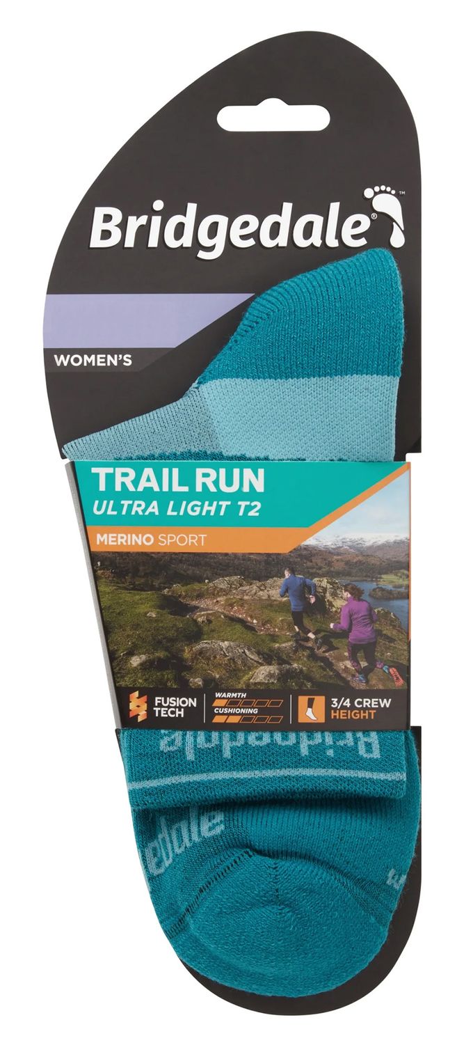Bridgedale - Dames Ultralight Merino Sokken - Teal