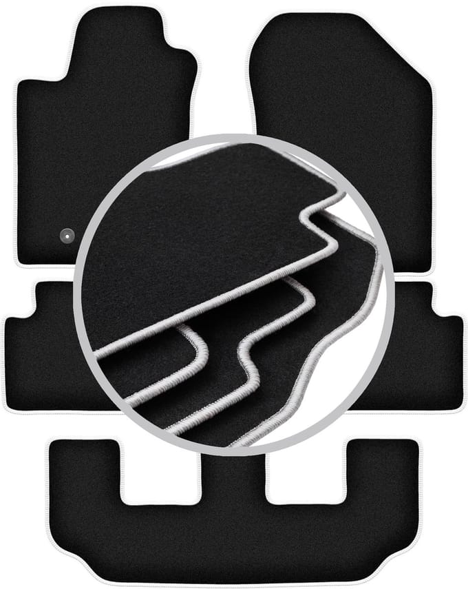 CARLUX-SILVER automatten voor: Toyota Corolla Verso II 7-zits (2004-2009)