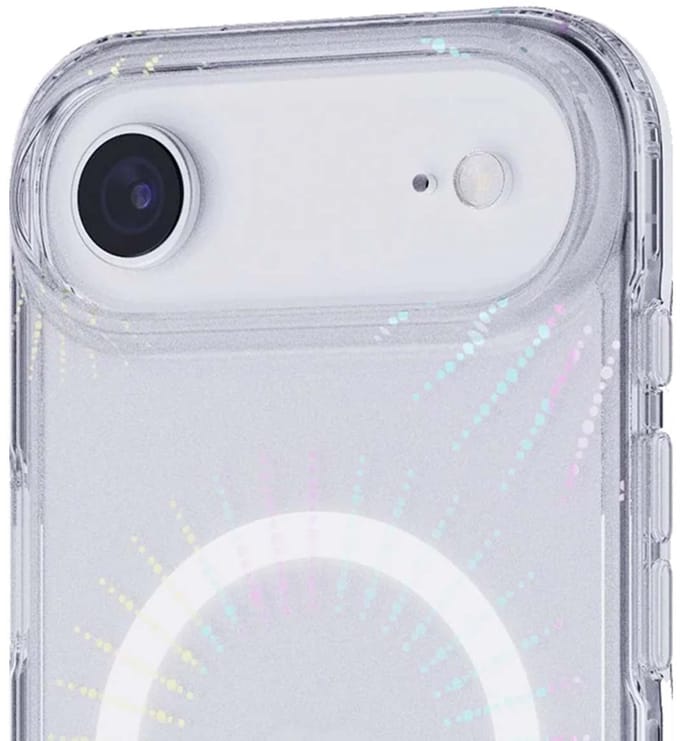 Tech21, Hoesje geschikt voor iPhone Air - Lunar EvoSparkle MagSafe & Anti-Shock, Transparant