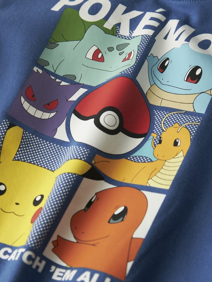 NAME IT - NMMJUSSY POKEMON NREG SWEAT BRU NOOS SKY - Jongens - Sweaters