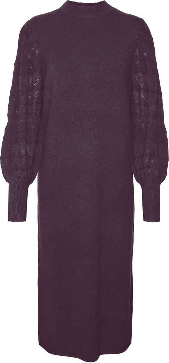 VERO MODA - VMLIMONE LS HIGHNECK CALF DRESS GA BOO - Dames - Maxi jurken