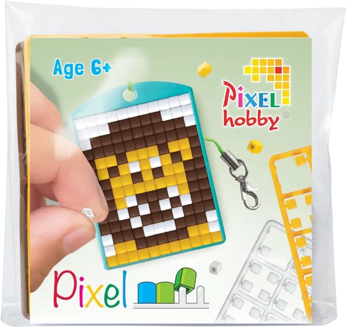 Pixelhobby medaillon startset leeuw sleutelhanger