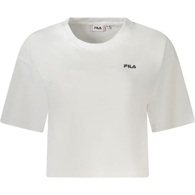 Fila Crop Top Short Sleeves Wo - White Tops