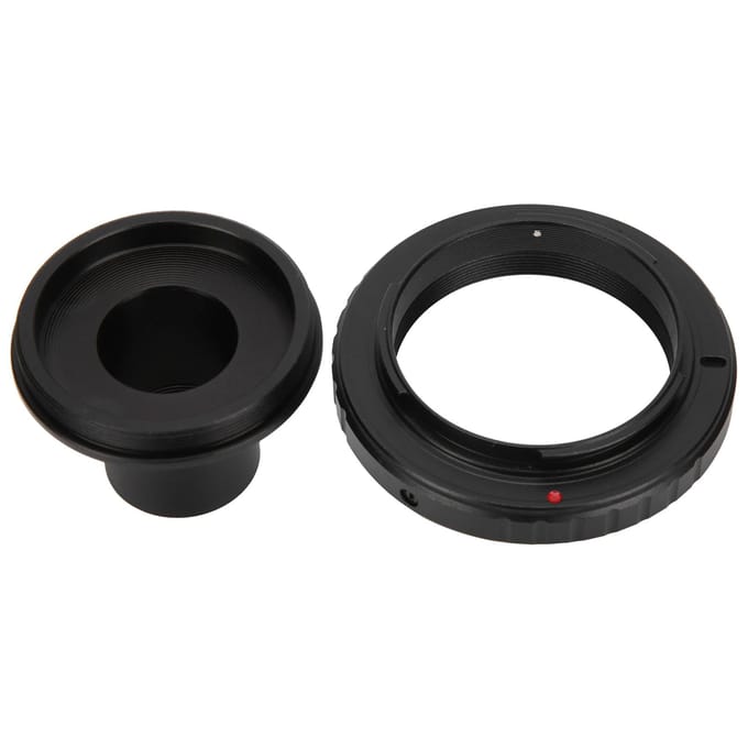 23.2mm Microscoop T Mount Verlengbuis T2 Mount Adapterring voor Nikon F Mount Camera black