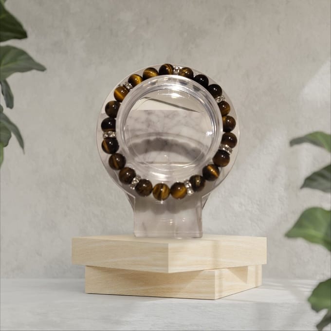 Tijgeroog armband