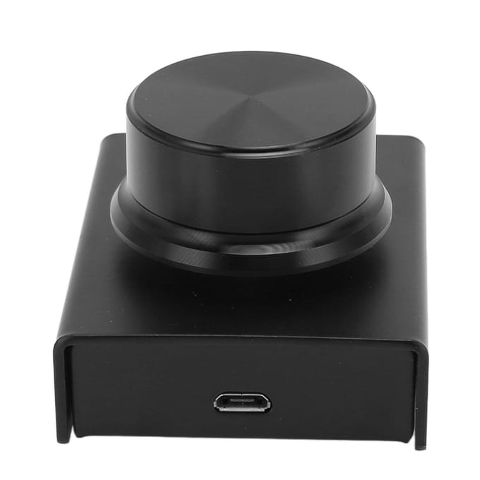 USB Volumeregeling Computervolumeknop Afstandsbedieningsknop voor Win 10 8 7 voor Vista black