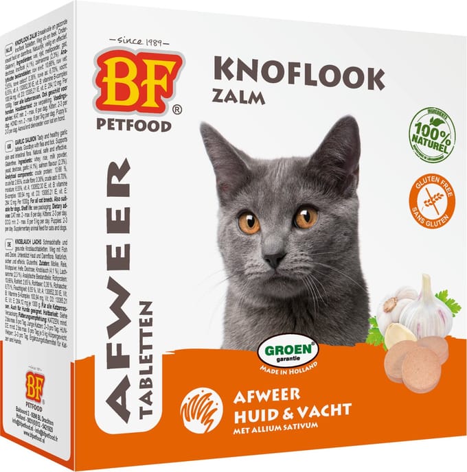 BF Petfood - Kattensnoepjes - Knoflook - Zalm - 100 st