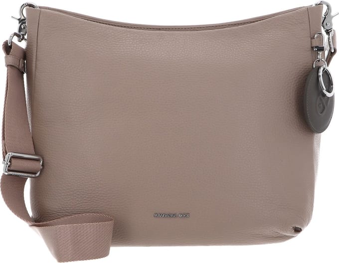 MANDARINA DUCK Leren Schoudertas Mellow Leather Crossover Warm Taupe