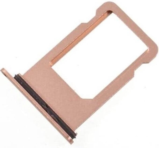 iPhone 16 pro(max) simkaart houder Goud Dubbel
