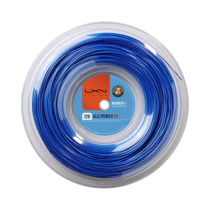 Luxilon Alu Power 128 Roland Garros 200m Reel Blue/White