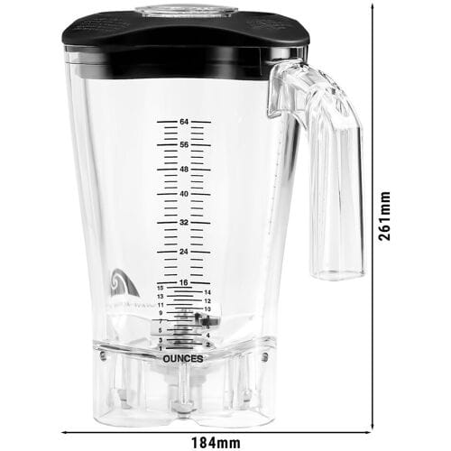 HAMILTON BEACH Polycarbonaat mengbeker - 1,8 liter - geschikt voor MHPHBC5 & MHPHBC6