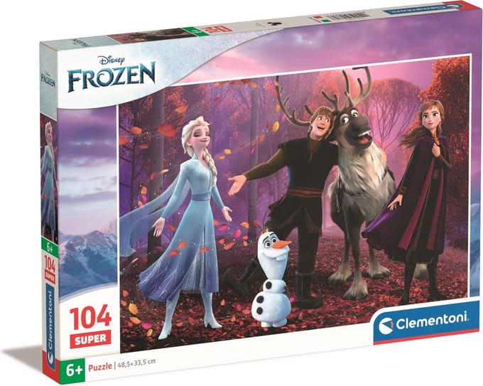 Clementoni - Puzzel - 104 Stukjes - Frozen Disney - Kinderpuzzel - Vanaf 6 jaar