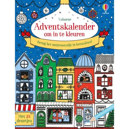 Adventskalender Om In Te Kleuren