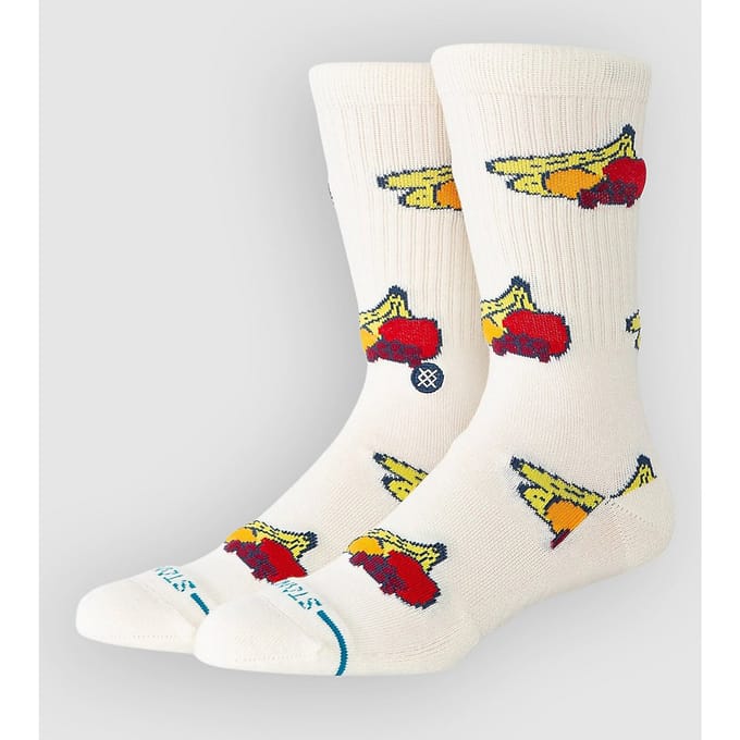 Stance heren casual sokken fruits crew wit