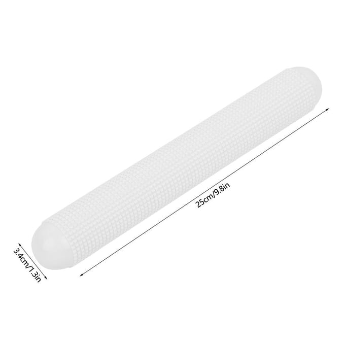 1Pc Non stick Rolling Pin Fondant Cake Dough Roller for Baking Kitchen Tool white