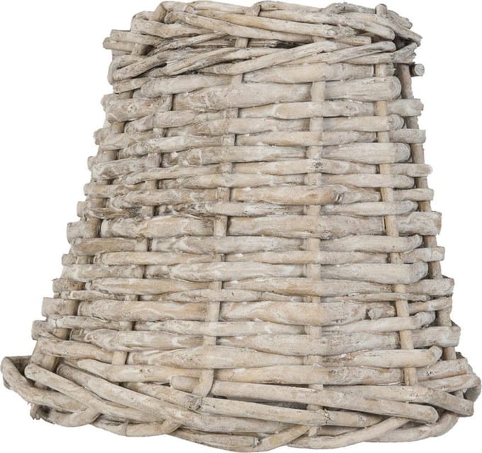 Clayre & Eef Lampenkap Ø 14x12 cm Bruin Rotan