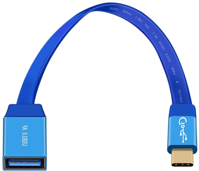 USB C naar USB A Adapter - OTG Kabel Adapter - Snelle Data Overdracht - 10Gbps Snelheid - 0.2 m