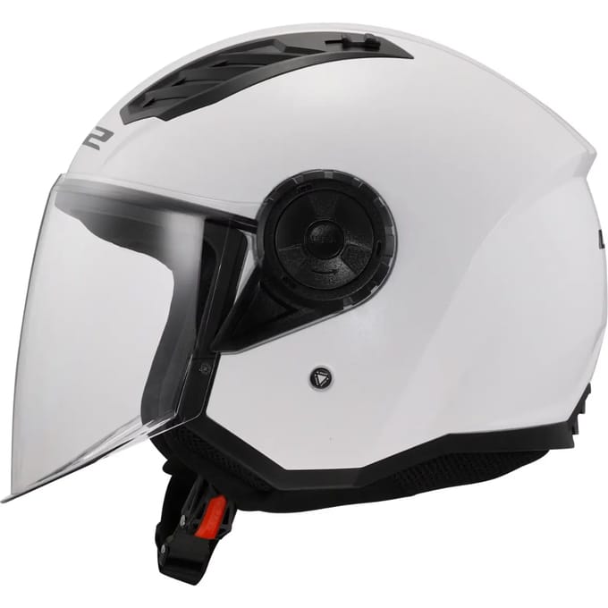 LS2 OF616 Airflow II Solid Gloss Wit 06 Jethelm - Helm