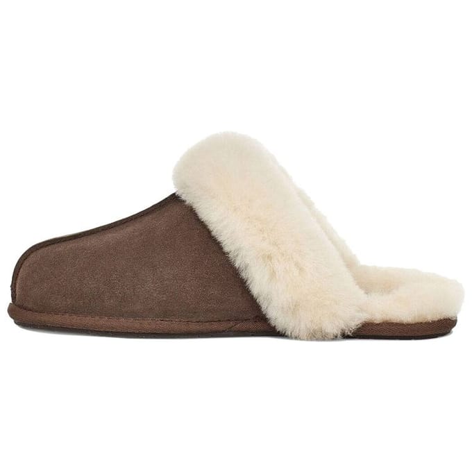 UGG® Scuffette II for Women in Black, Size 3, Suede/Polyester