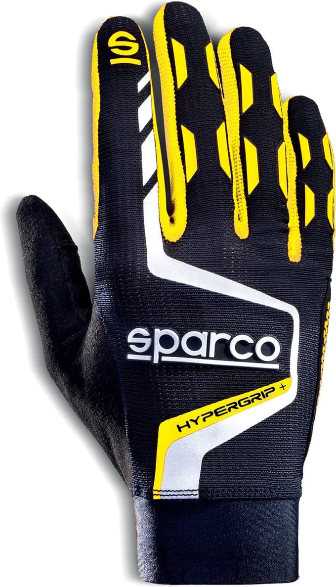 Sparco Handschoenen Hypergrip+ - Sim Racing - Geel - Maat 12
