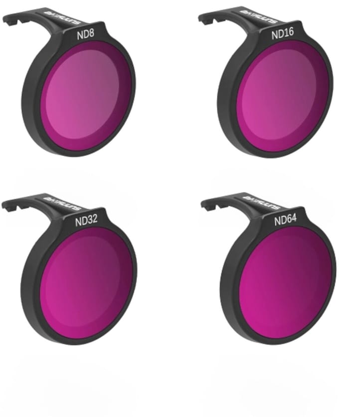 50CAL Camera Lens Filter Set voor DJI Neo FPV Drone – ND8, ND16, ND32, ND64