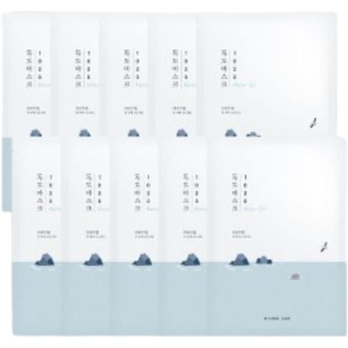 Round Lab Dokdo Hydraterende Water Gel MaskerSheet 30mlX10EA 10EA white