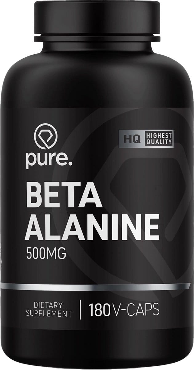 Pure. Beta Alanine - 500mg - 180 vegan capsules - aminozuur