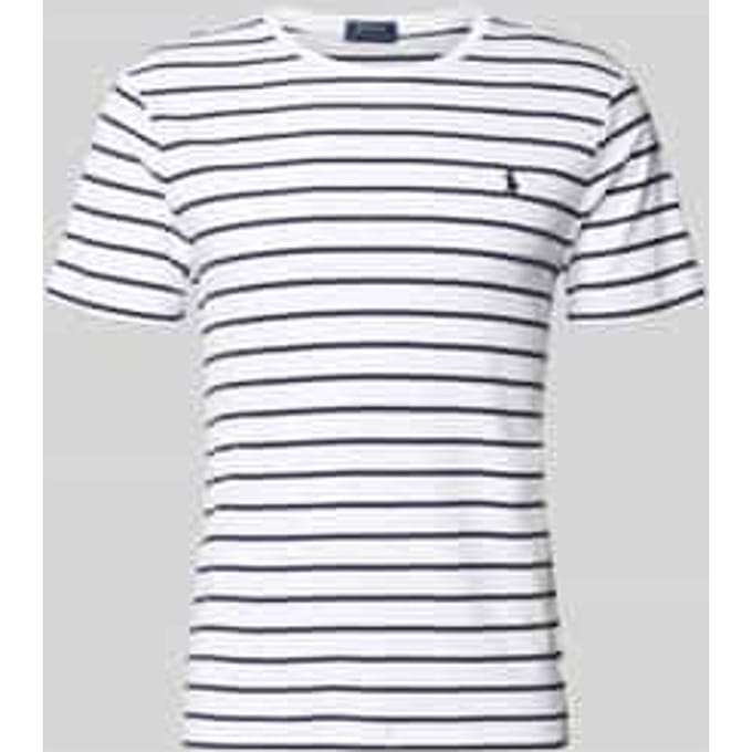 Regular fit T-shirt van puur katoen