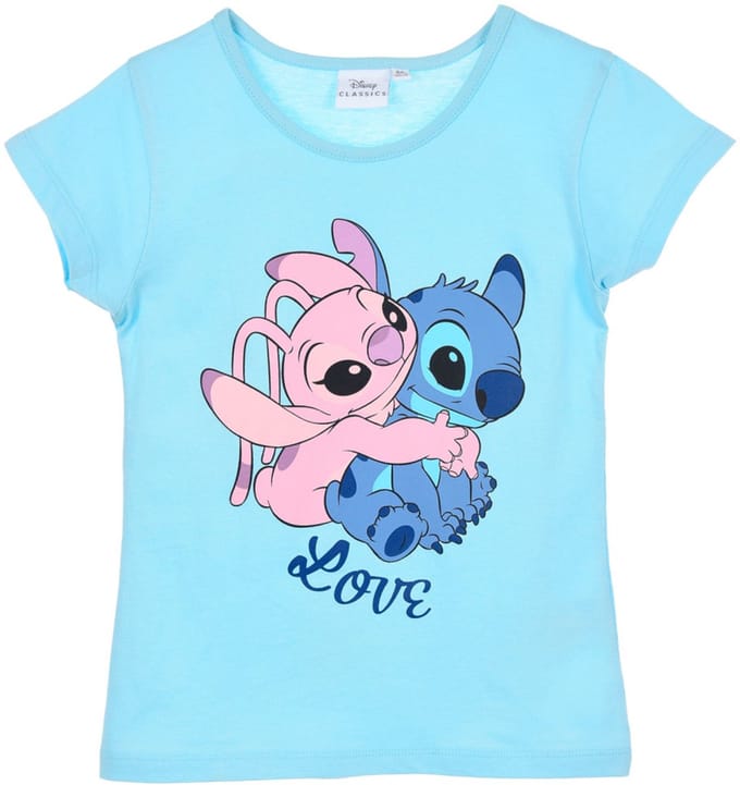 Disney Lilo en Stitch Love kort kinder-t-shirt, top 4 jaar / 104 cm