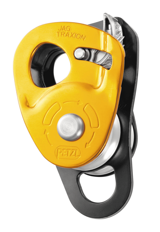 Petzl JAG TRAXION – Dubbele Progress Capture Katrol 11 mm & 16 KN