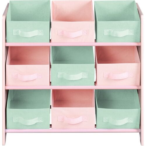 LIVARNO Kinder opbergkast met textiele boxen (Roze)