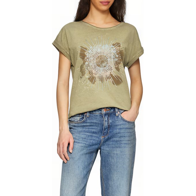 Dames-T-shirt oversized QS