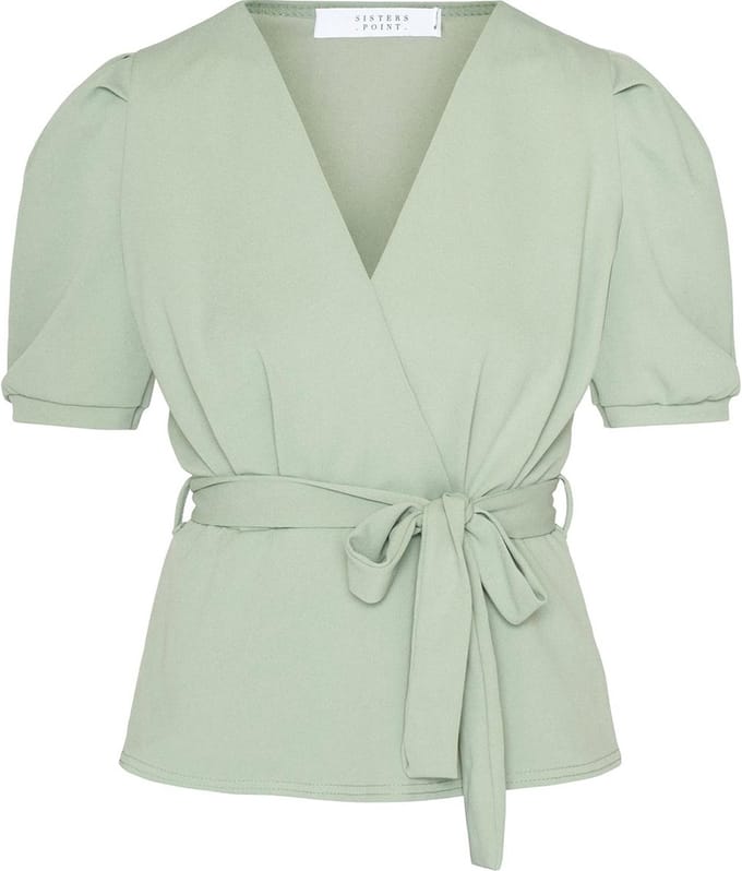 SISTERS POINT Nasa-t - Dames top - D. mint - Maat XS