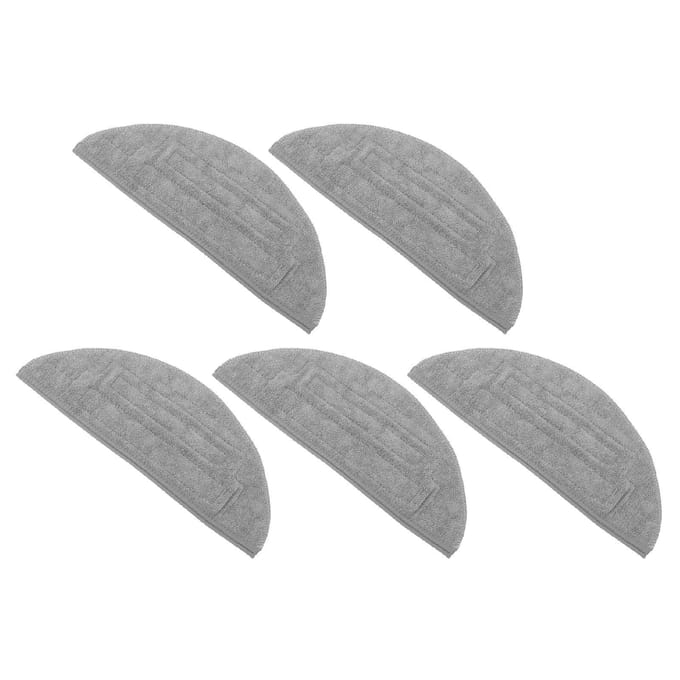 Lot de 5 lingettes de rechange en microfibre pour aspirateur robot Roborock S8 Pro Ultra gray