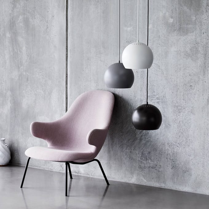 FRANDSEN Ball hanglamp, Ø 25 cm, mat wit