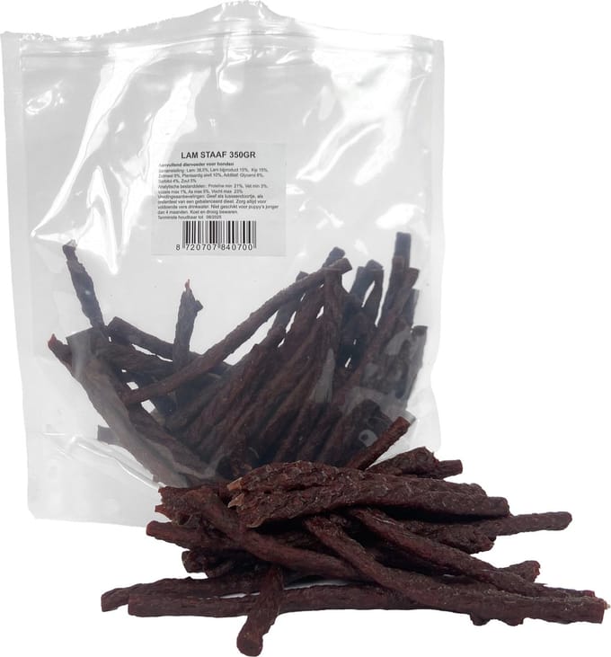 Truly Hondensnack Staafjes Lam - Zak á 350 gram