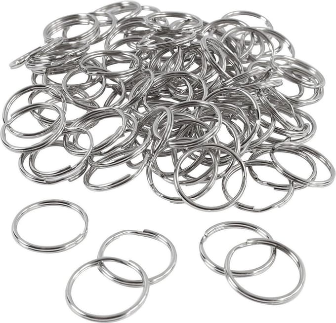 Sleutelhangers, d 20 mm, 100 stuk/ 1 doos