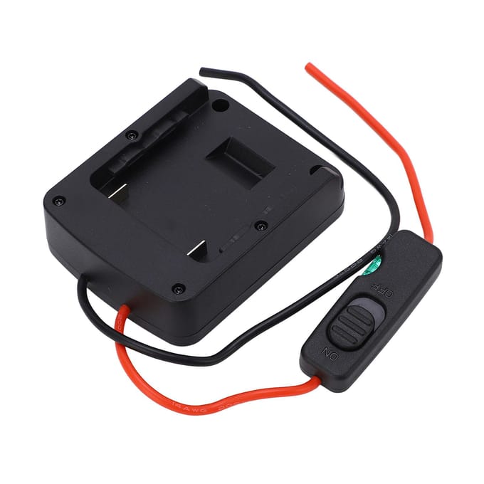 Batterijadapter Converter Dock Stroomconnector Conversiekit voor Bosch BAT Serie black