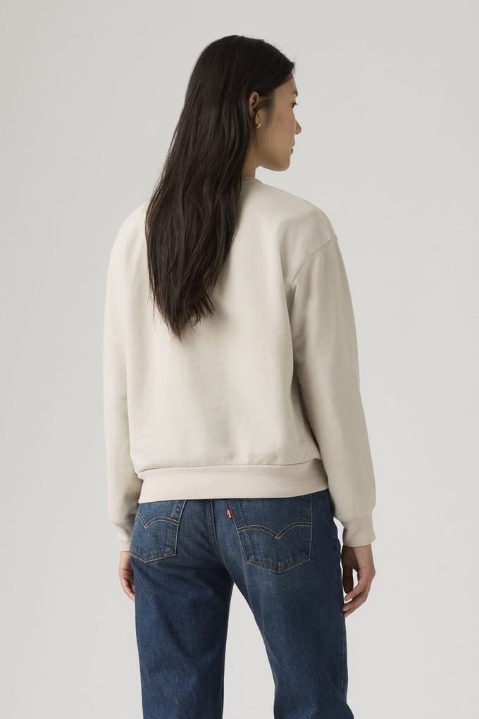 Levi's Heritage Crewneck Sweatshirt Neutral Größe: S | Longsleeves Outlet | Damen